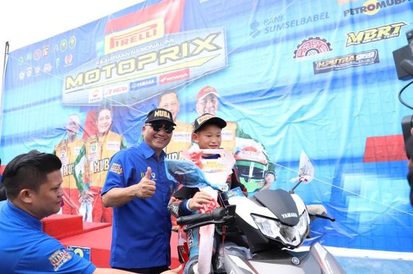 Atlet Binaan PPLP-D Muba Sabet Juara Umum Kejurnas Motoprix Putaran 2 Regional A 