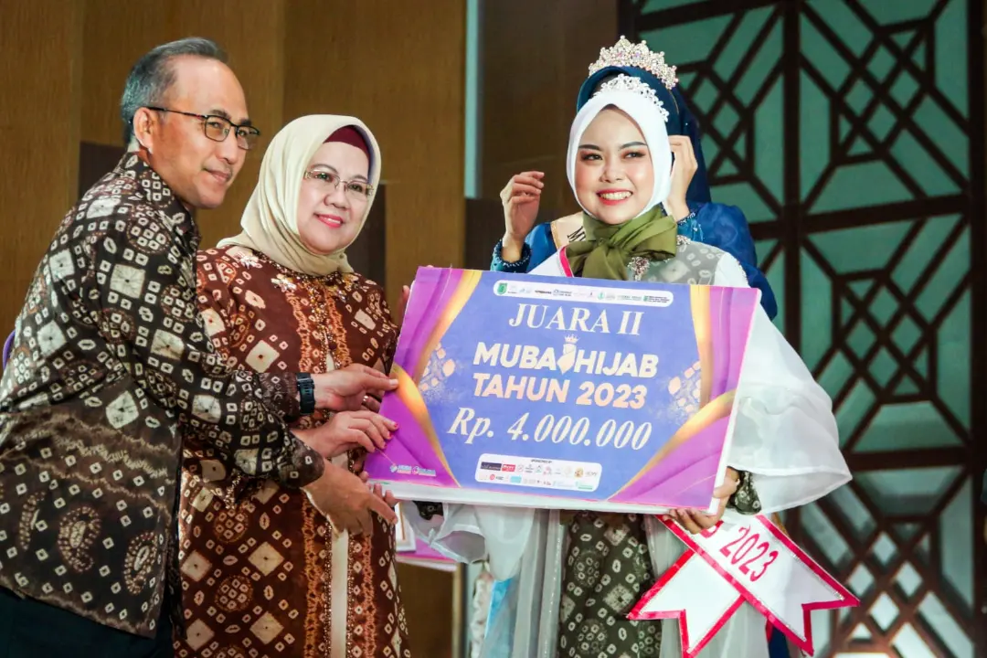 Bareng Istri Pj Bupati Muba Jadi Saksi Pemilihan Miss Hijab Pertama di Sumsel