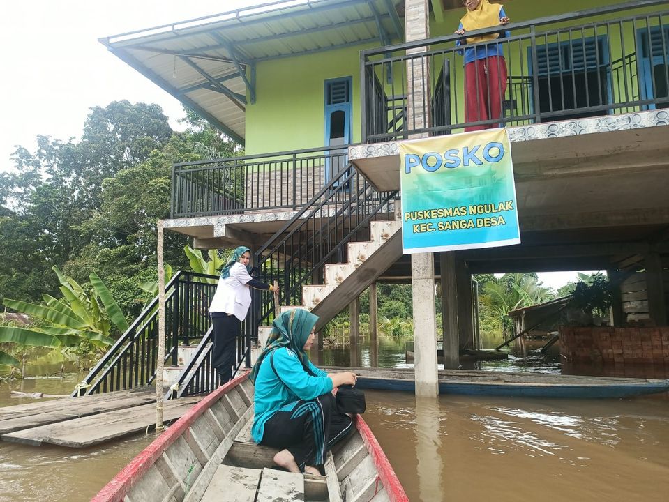 Belasan Fasyankes di Muba Terendam Banjir