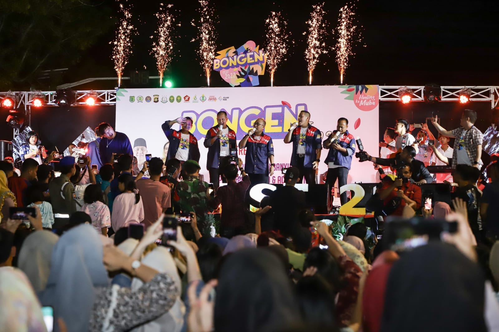 Meriah, Ribuan Warga Muba Tumpah Ruah Ramaikan Festival Bongen