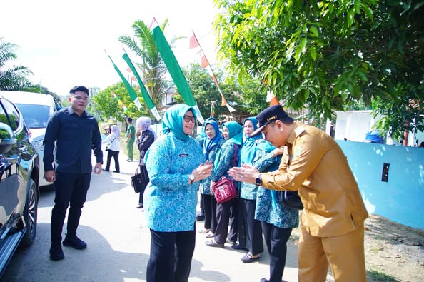 Optimalkan Program Kerja, Ketua TP PKK Muba Hj Patimah Toha Lakukan Pembinaan 10 Program Pokok PKK