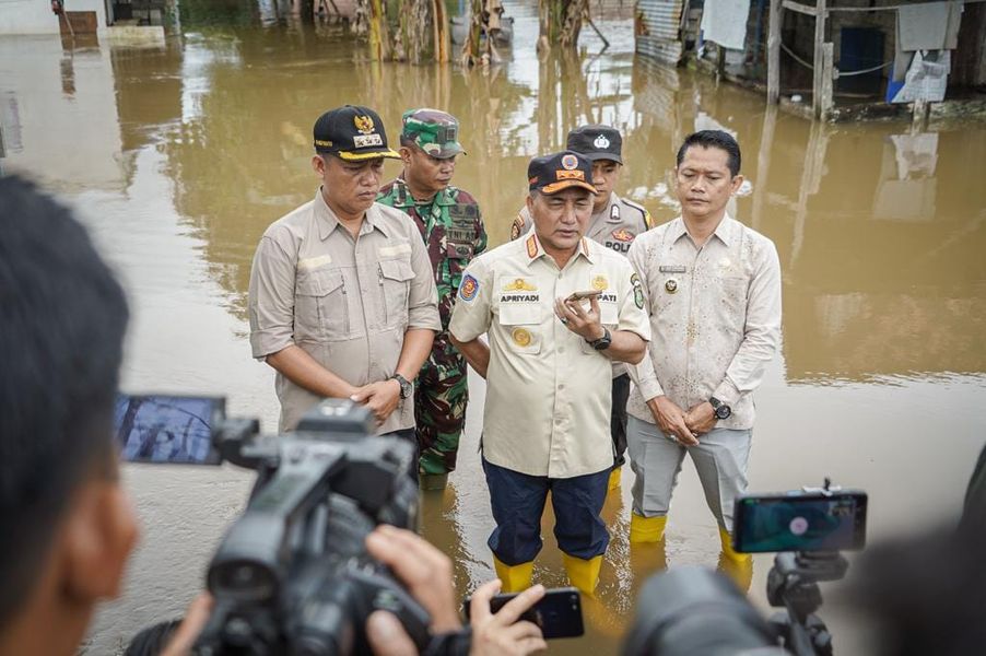 Perusahaan di Muba Diminta Bergotong Royong Bantu Warga Korban Banjir 