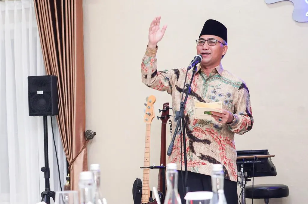 Pj Bupati Apriyadi Jamu Makan Malam Ketua Pengadilan Tinggi Agama Palembang