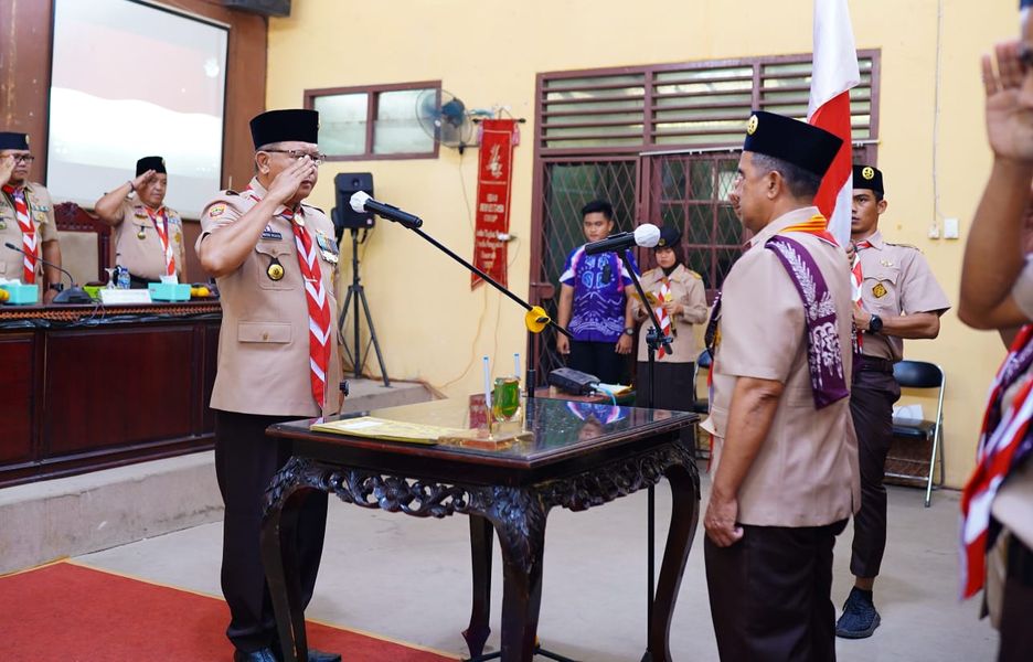 Pj Sekda Muba Lantik Ketua dan Pengurus Pusdiklatcab Mantri Melayu